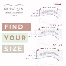 Load image into Gallery viewer, Microblading Eyebrow Stencils - The Launch Collection