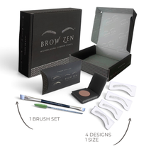 Load image into Gallery viewer, Luxury Eyebrow Stencil Kit

