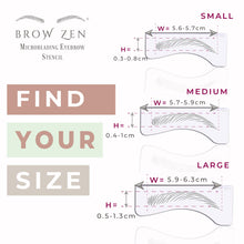 Load image into Gallery viewer, Microblading Eyebrow Stencils - The Launch Collection
